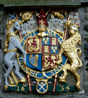 Arms of Charles I 1634 Banff